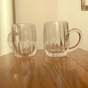 Mikasa Crystal mugs